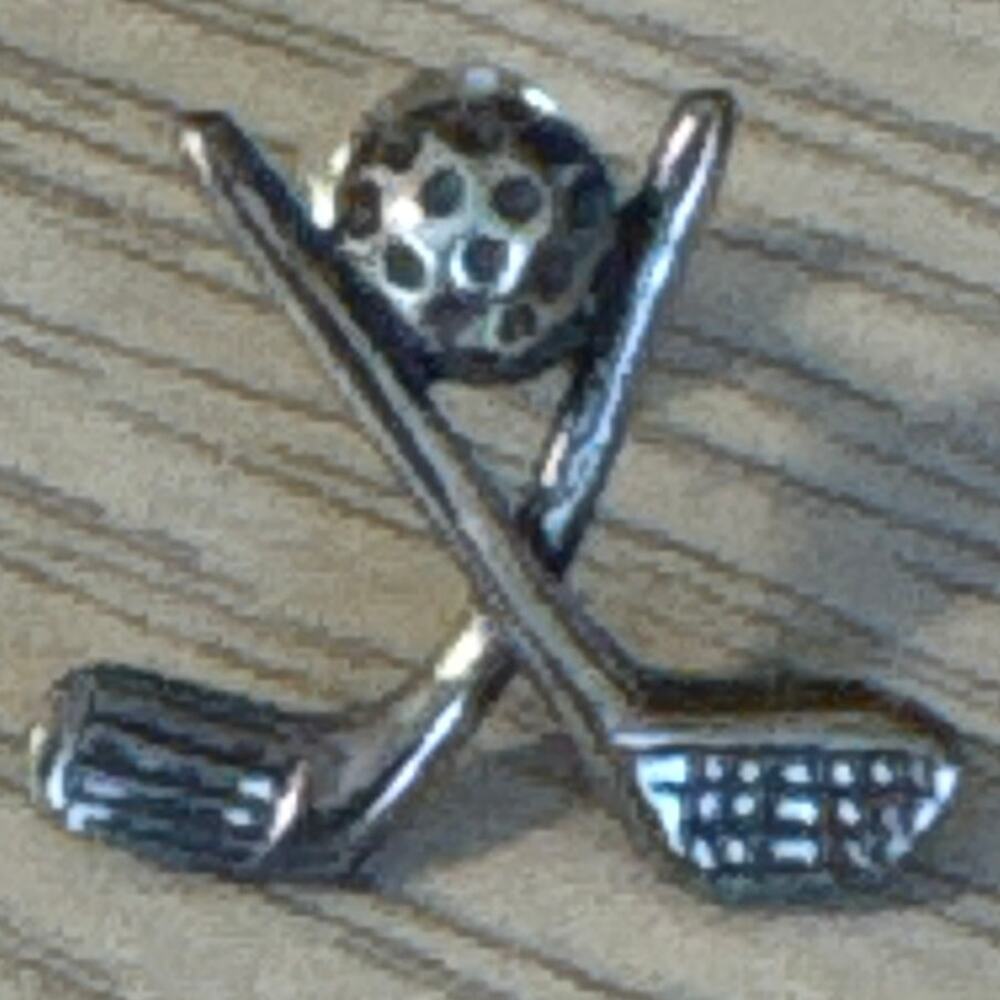 Vintage Hand & Hammer H&H Sterling Silver Golf Clubs Replacement Single Earring